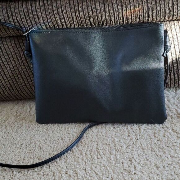 Black pouch-like Purse Bag Crossbody Colorful Fun Eyes - Picture 2 of 7